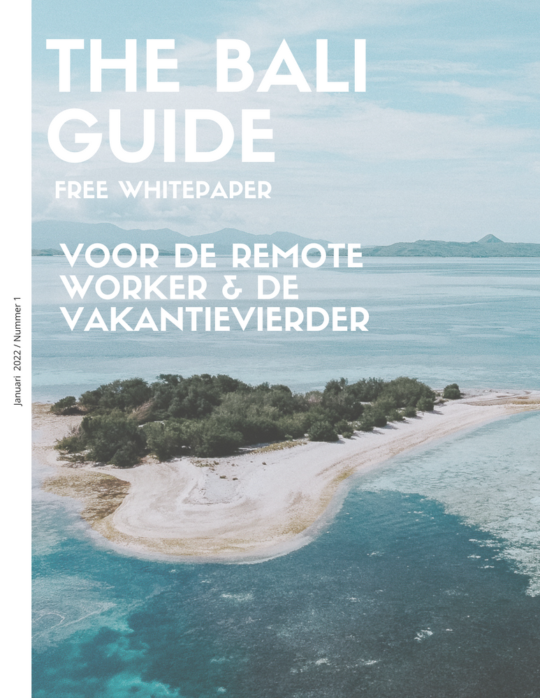 THE BALI GUIDE - NEDERLANDS/DUTCH - GRATIS whitepaper voor de perfecte Bali reis als toerist en de remote worker