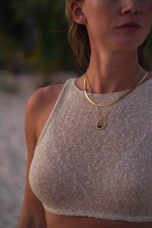 
                  
                    Load image into Gallery viewer, Sandy wave necklace
                  
                